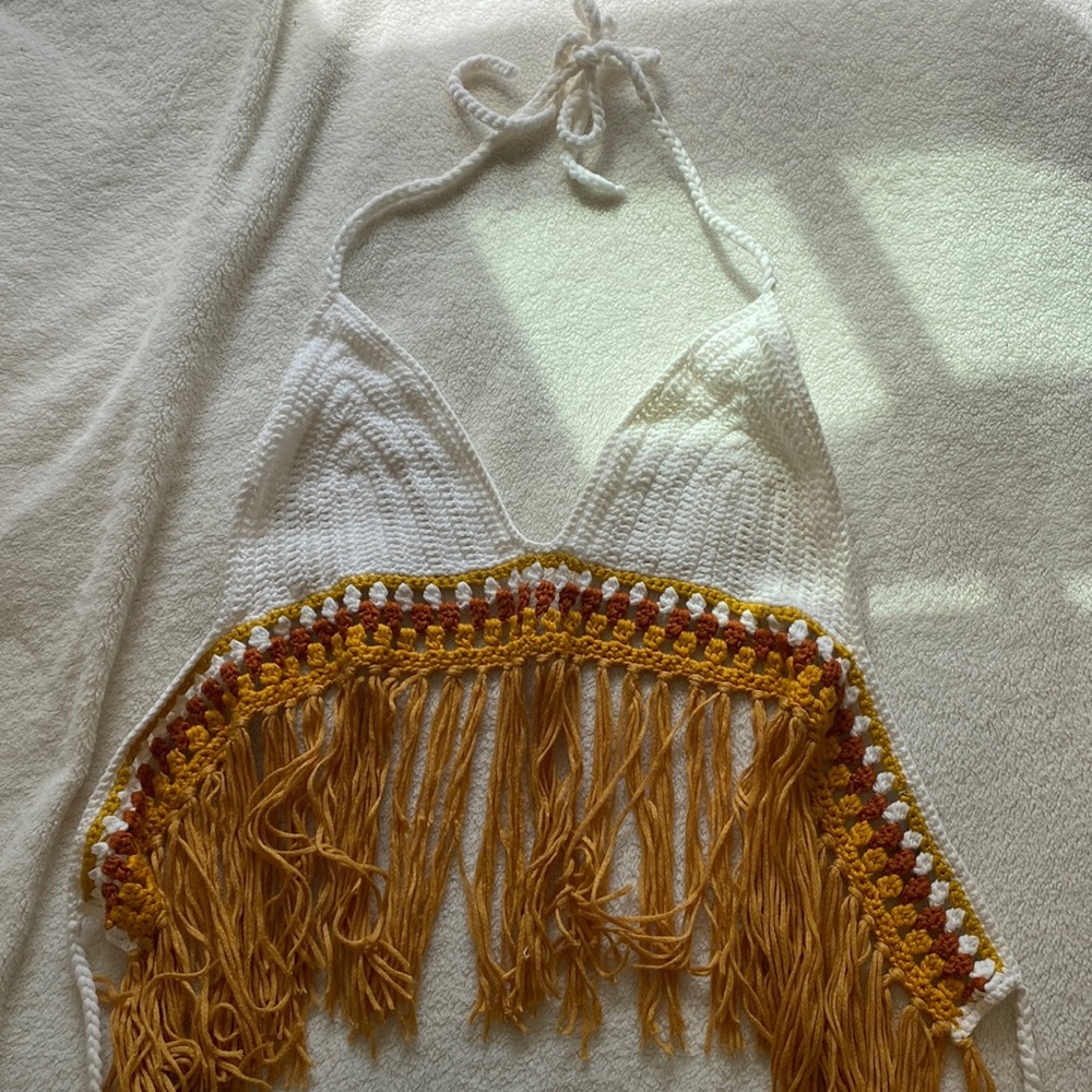 Crochet crop top